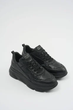 COPENHAGEN STUDIOS Sneaker-Cph40 Cracked Vitello Schwarz