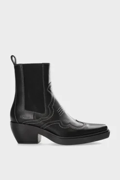 COPENHAGEN STUDIOS Westernstiefel-Cph232 Leather Schwarz