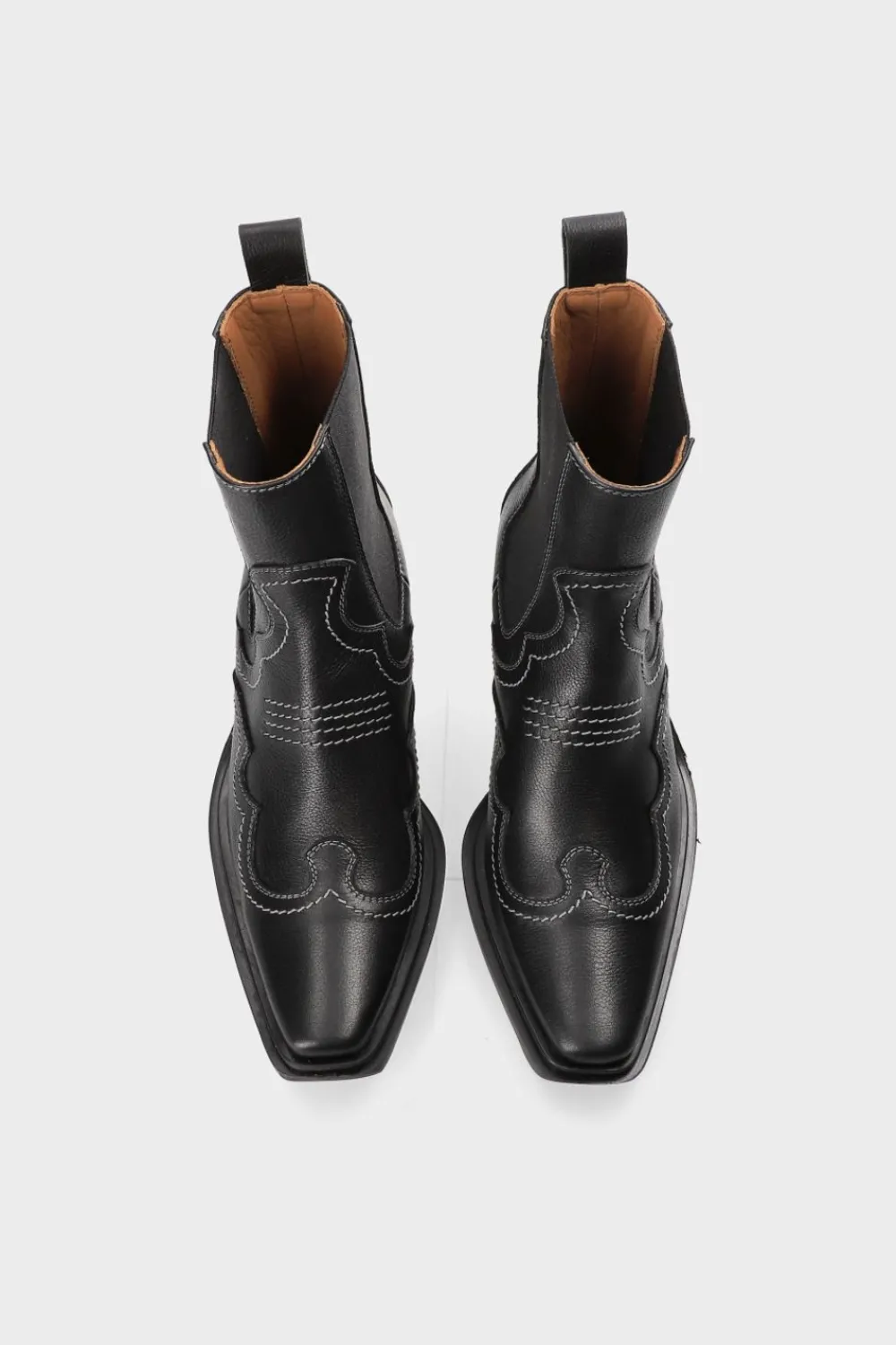 COPENHAGEN STUDIOS Westernstiefel-Cph232 Leather Schwarz