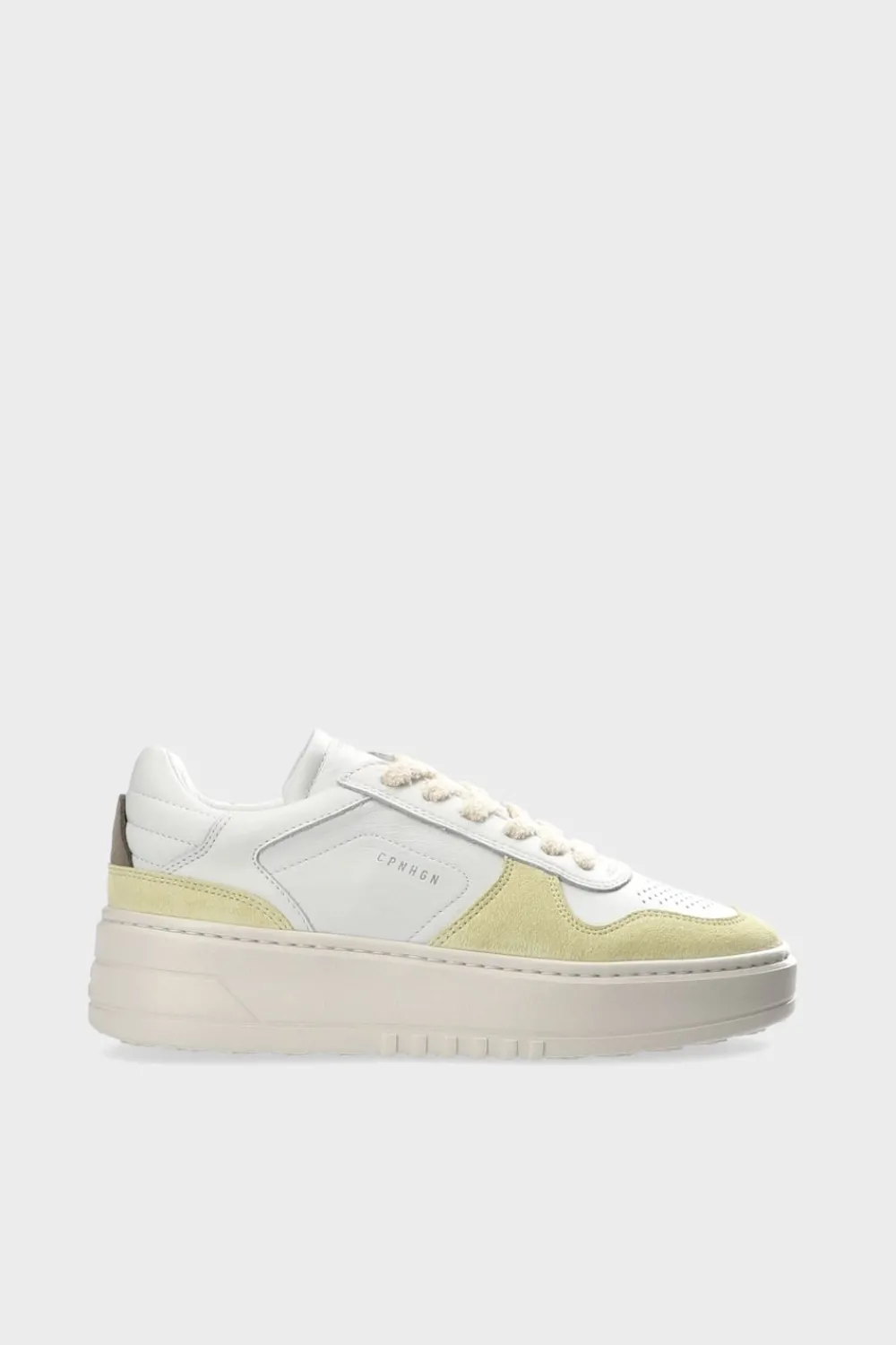 COPENHAGEN STUDIOS Sneaker-Cph75 Leather Mix Weis Gelb