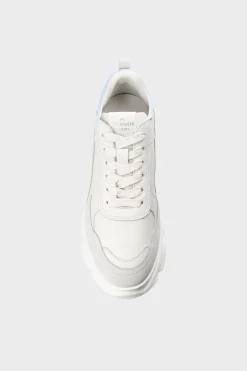 COPENHAGEN STUDIOS Sneaker-Cph40 Leather Mix Off White/Light Blue