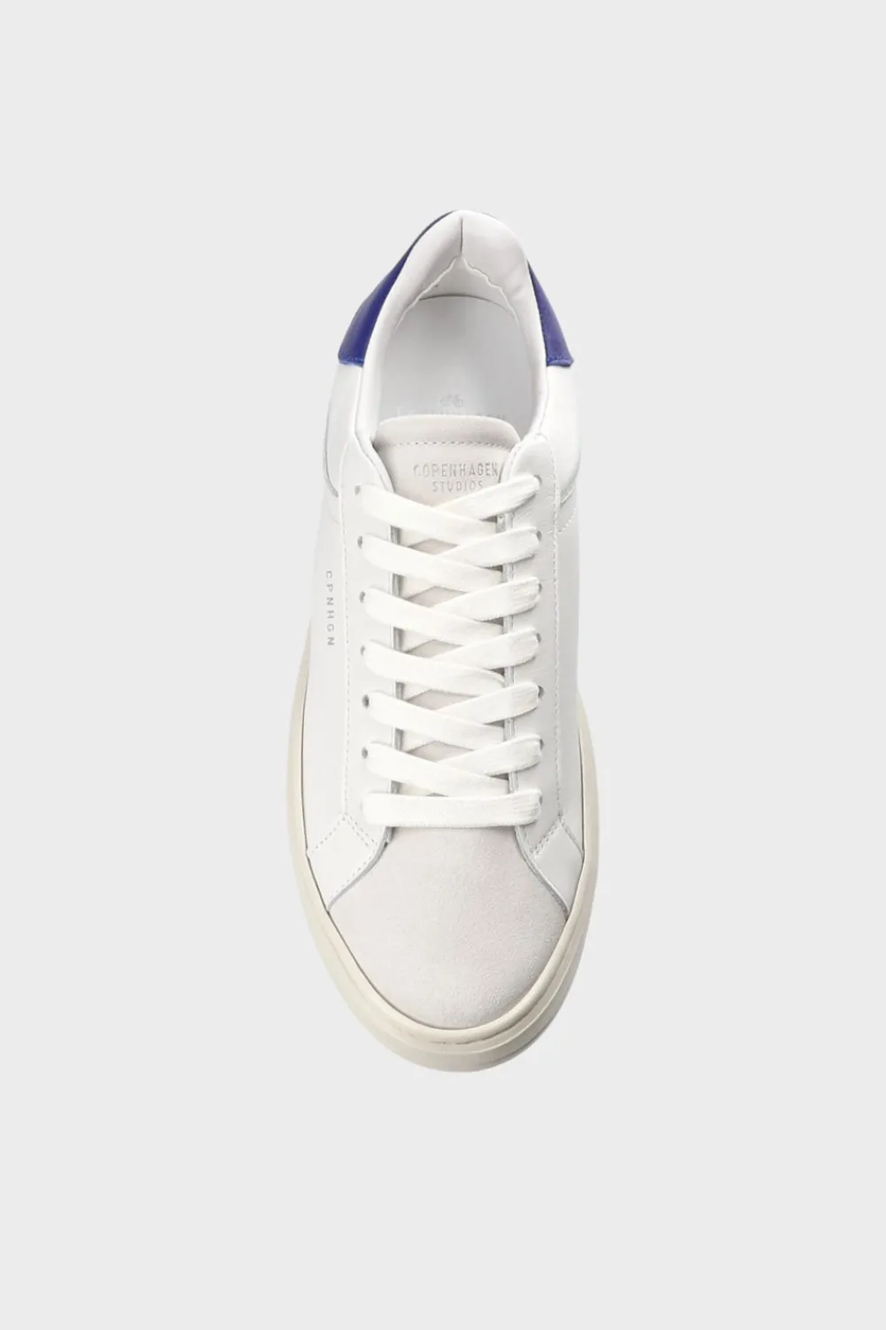 COPENHAGEN STUDIOS Sneaker-Cph72 Leather Mix Weis Blau