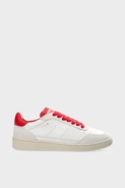 COPENHAGEN STUDIOS Sneaker-Cph255 Leather Mix Weis Rot