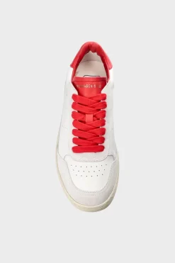 COPENHAGEN STUDIOS Sneaker-Cph255 Leather Mix Weis Rot