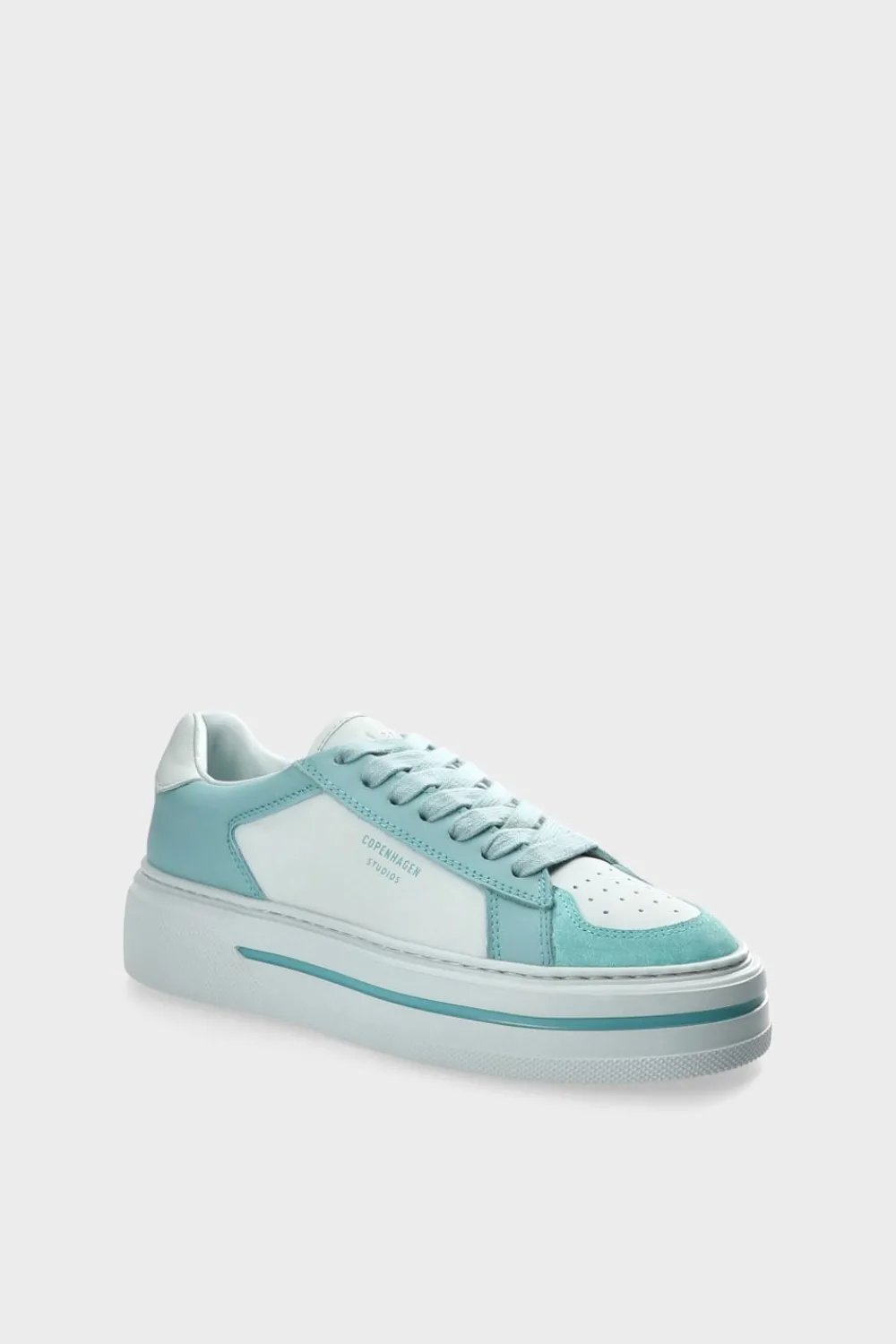 COPENHAGEN STUDIOS Sneaker-Cph181 Leather Mix Aqua