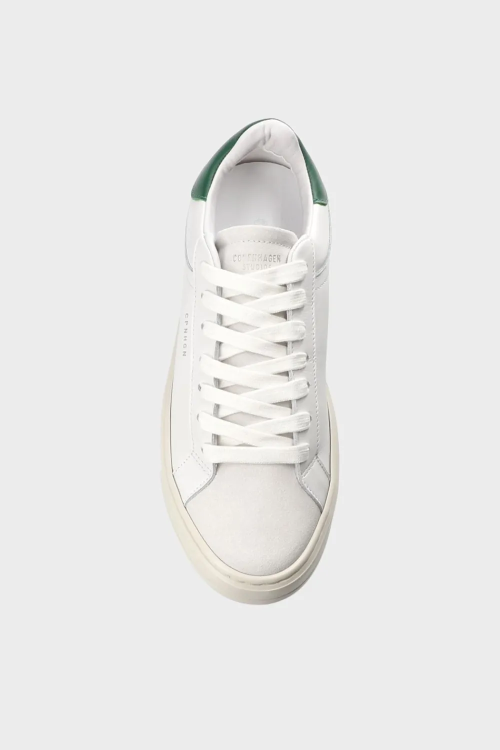 COPENHAGEN STUDIOS Sneaker-Cph72 Leather Mix Weis Grun