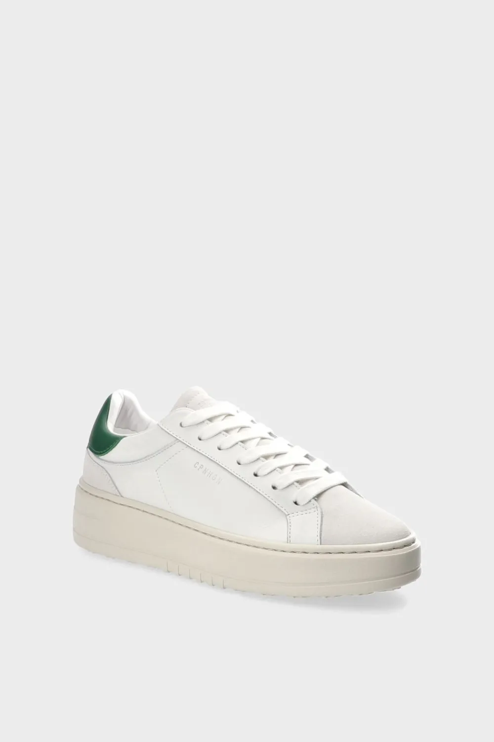 COPENHAGEN STUDIOS Sneaker-Cph72 Leather Mix Weis Grun