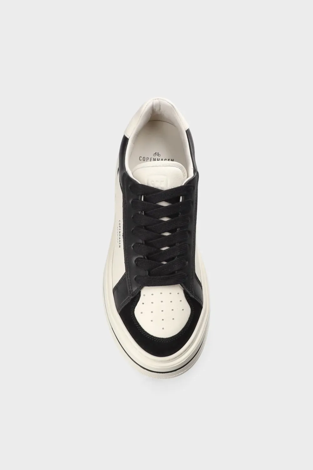 COPENHAGEN STUDIOS Sneaker-Cph181 Leather Mix Schwarz/Cremebeige