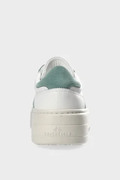COPENHAGEN STUDIOS Sneaker-Cph77 Leather Mix Weis/Salbei