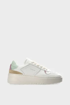 COPENHAGEN STUDIOS Sneaker-Cph76 Leather Mix Weis/Mint