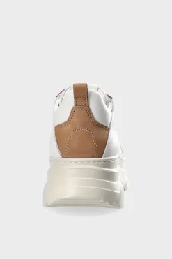 COPENHAGEN STUDIOS Sneaker-Cph40 Leather Mix Gebrochenes Weis/Nuss