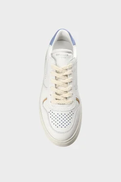 COPENHAGEN STUDIOS Sneaker-Cph76 Leather Mix Weis/Hellblau