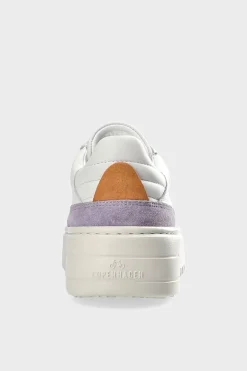 COPENHAGEN STUDIOS Sneaker-Cph75 Leather Mix Weis/Lila