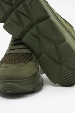 COPENHAGEN STUDIOS Sneaker-Cph40 Material Mix Olive