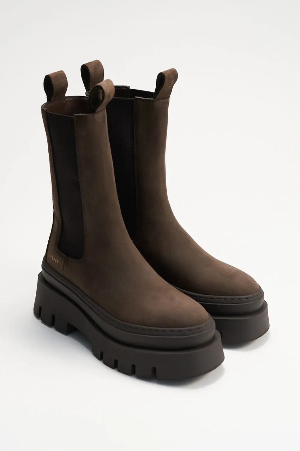 COPENHAGEN STUDIOS Stiefel-Cph685 Nabuc Schokolade