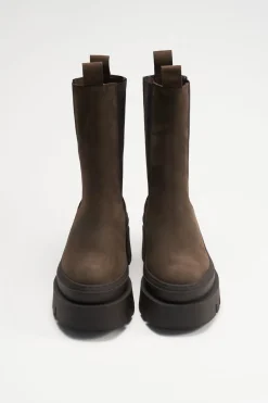 COPENHAGEN STUDIOS Stiefel-Cph685 Nabuc Schokolade