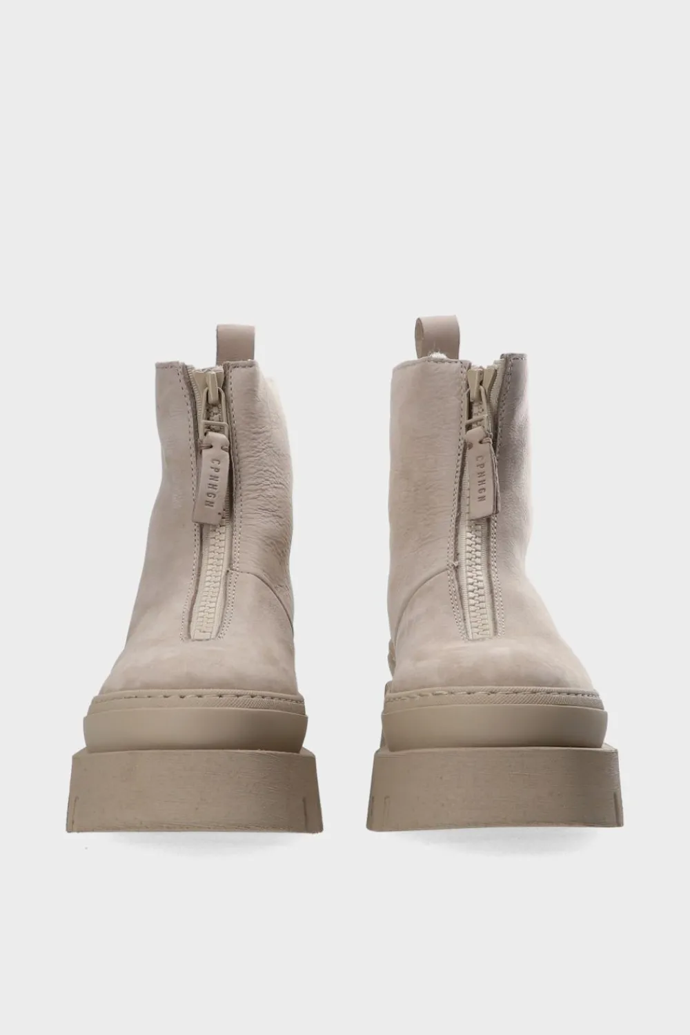 COPENHAGEN STUDIOS Stiefel-Cph591 Nabuc Greige