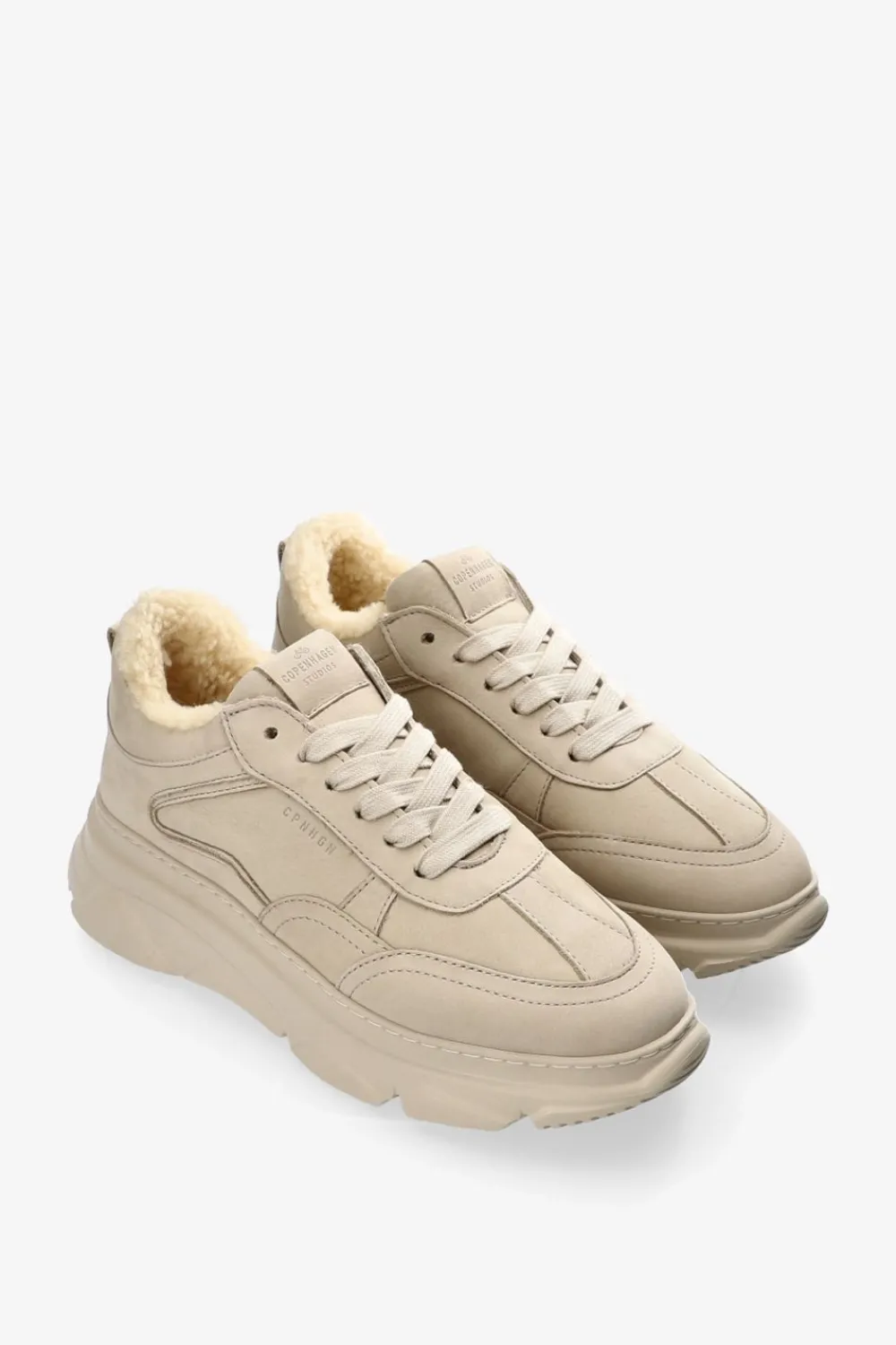 COPENHAGEN STUDIOS Sneaker-Cph60 Nabuc Teddy Natur