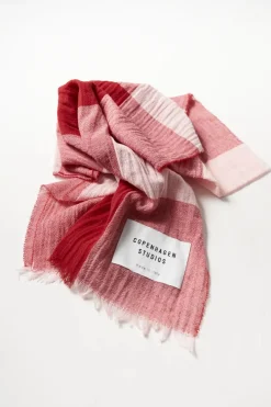 COPENHAGEN STUDIOS Schals-Cph Shawl 7 Cotton Mix Rose/Red