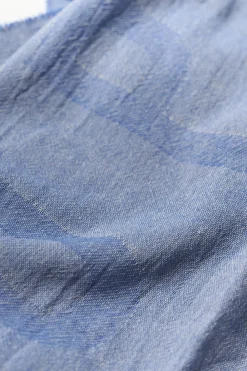 COPENHAGEN STUDIOS Schals-Cph Shawl 8 Cotton Mix Creme/Blau