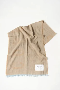 COPENHAGEN STUDIOS Schals-Cph Shawl 8 Cotton Mix Hellblau/Orange