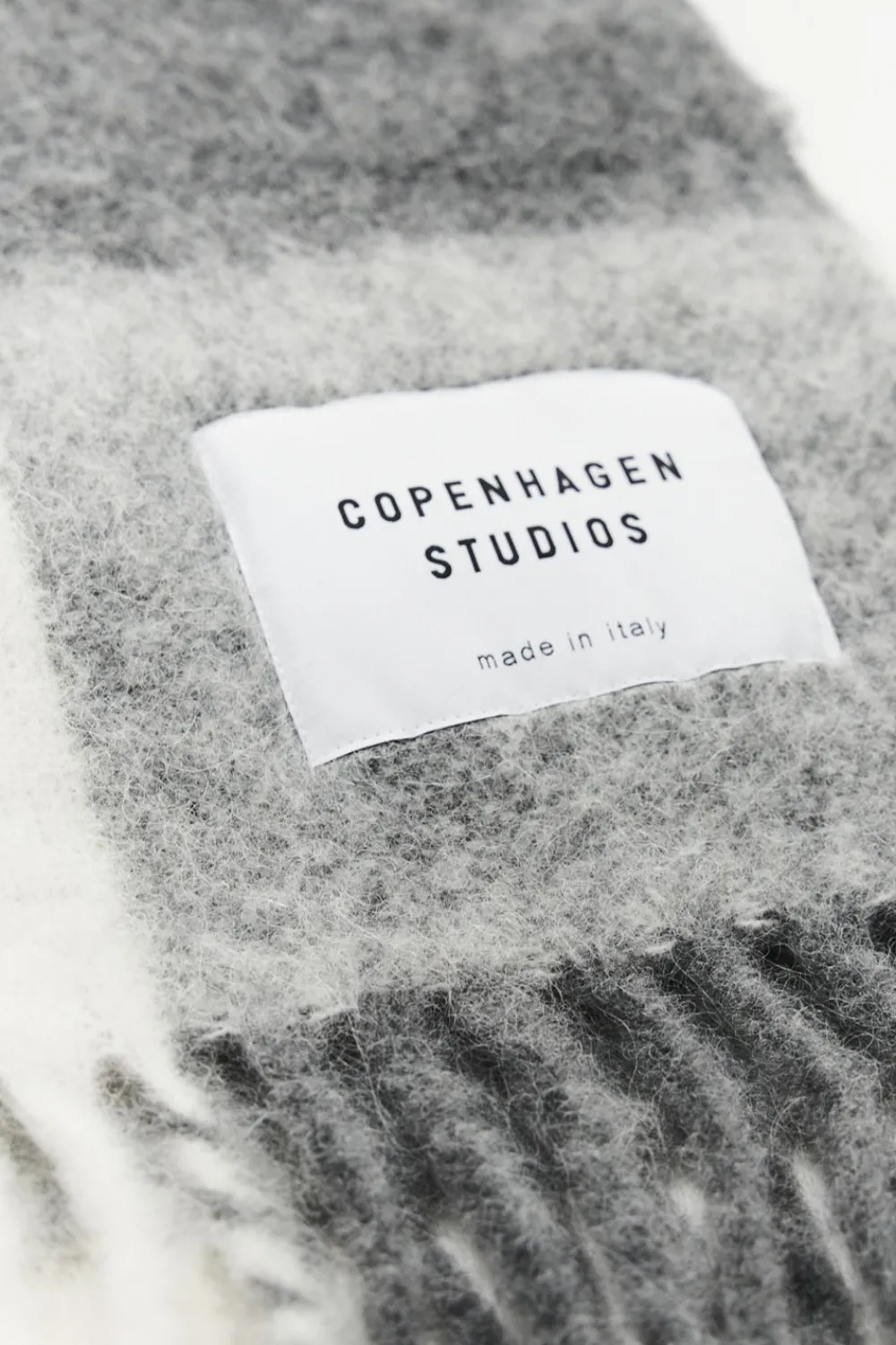 COPENHAGEN STUDIOS Schals-Cph Shawl 4 Wool Mix Graue Melange