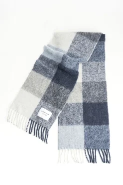 COPENHAGEN STUDIOS Schals-Cph Shawl 4 Wool Mix Blue