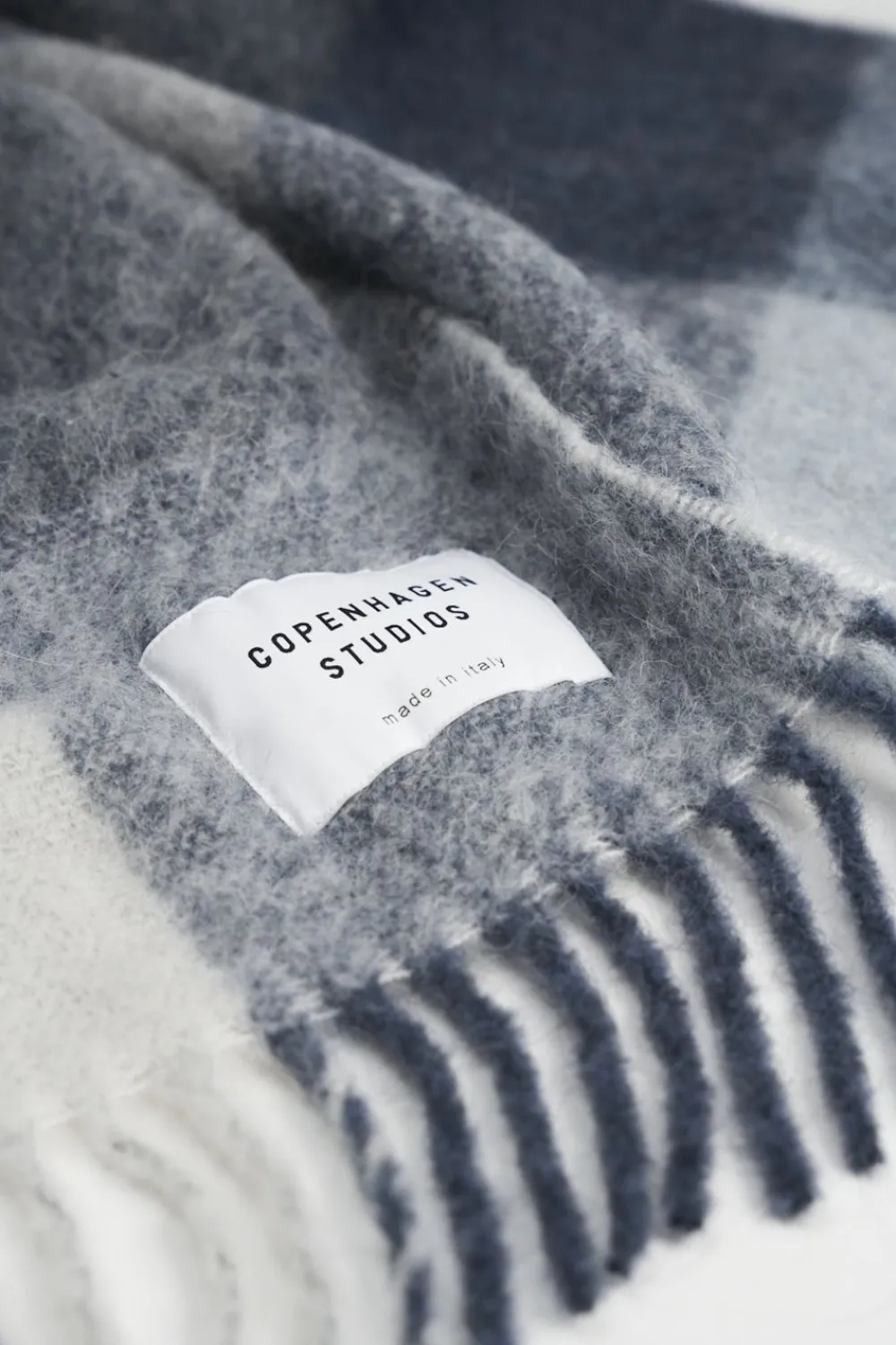 COPENHAGEN STUDIOS Schals-Cph Shawl 4 Wool Mix Blue