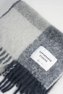 COPENHAGEN STUDIOS Schals-Cph Shawl 4 Wool Mix Blue