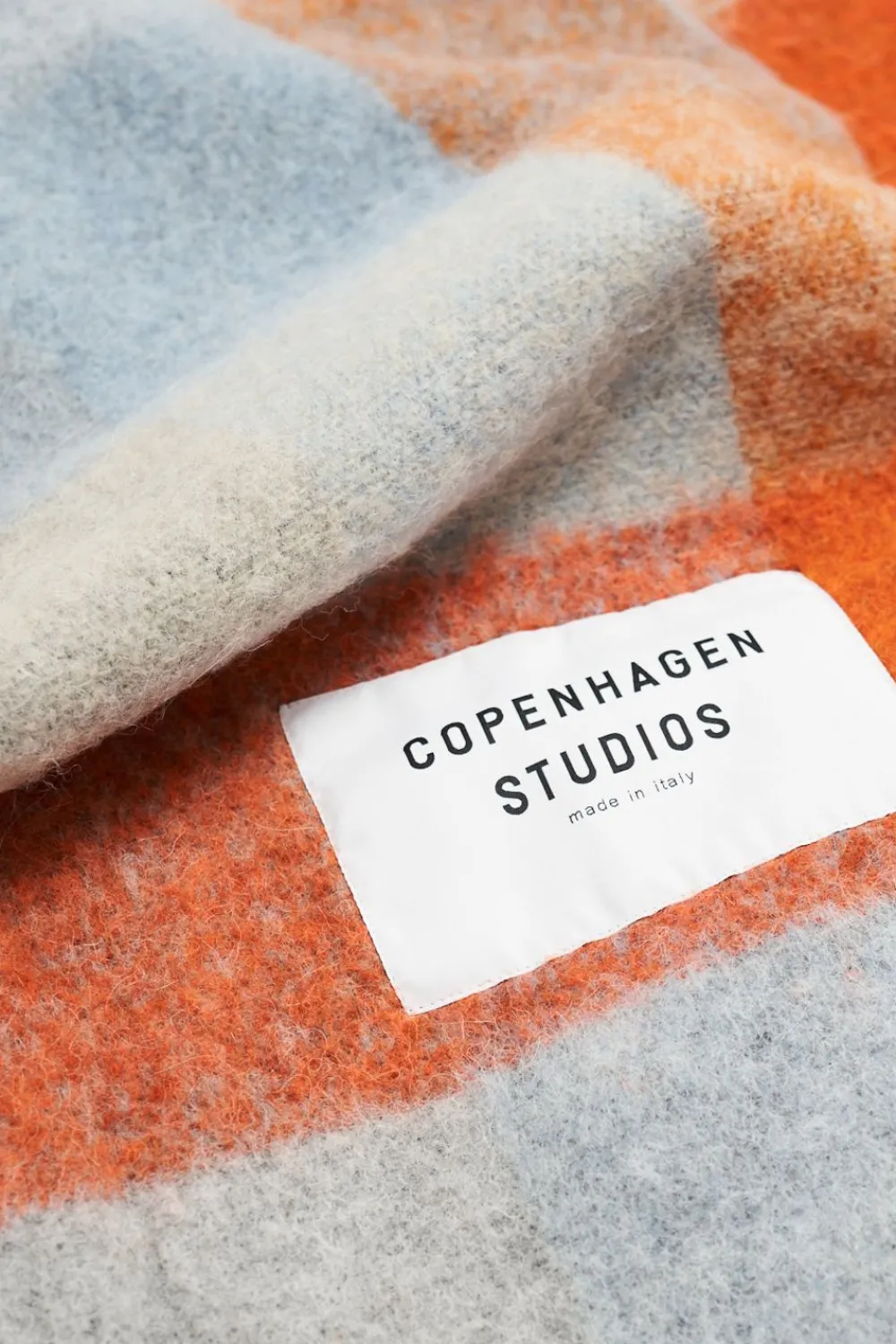 COPENHAGEN STUDIOS Schals-Cph Shawl 2 Wool Mix Blau/Orange