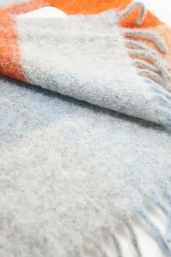 COPENHAGEN STUDIOS Schals-Cph Shawl 2 Wool Mix Blau/Orange