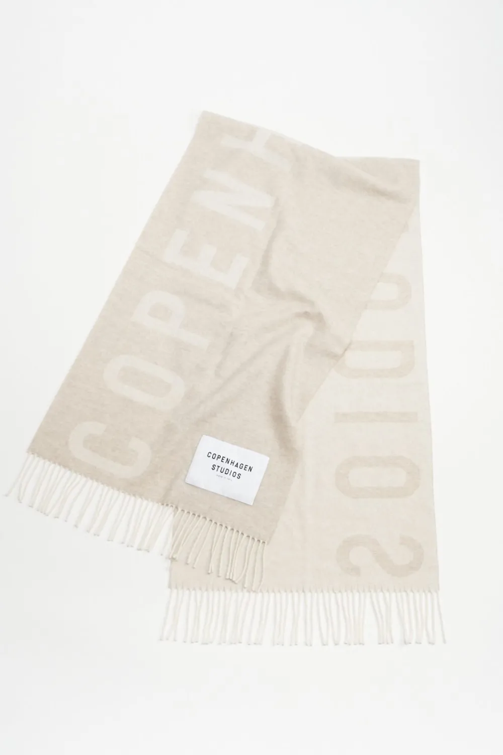 COPENHAGEN STUDIOS Schals-Cph Shawl 1 Wool Mix Beige