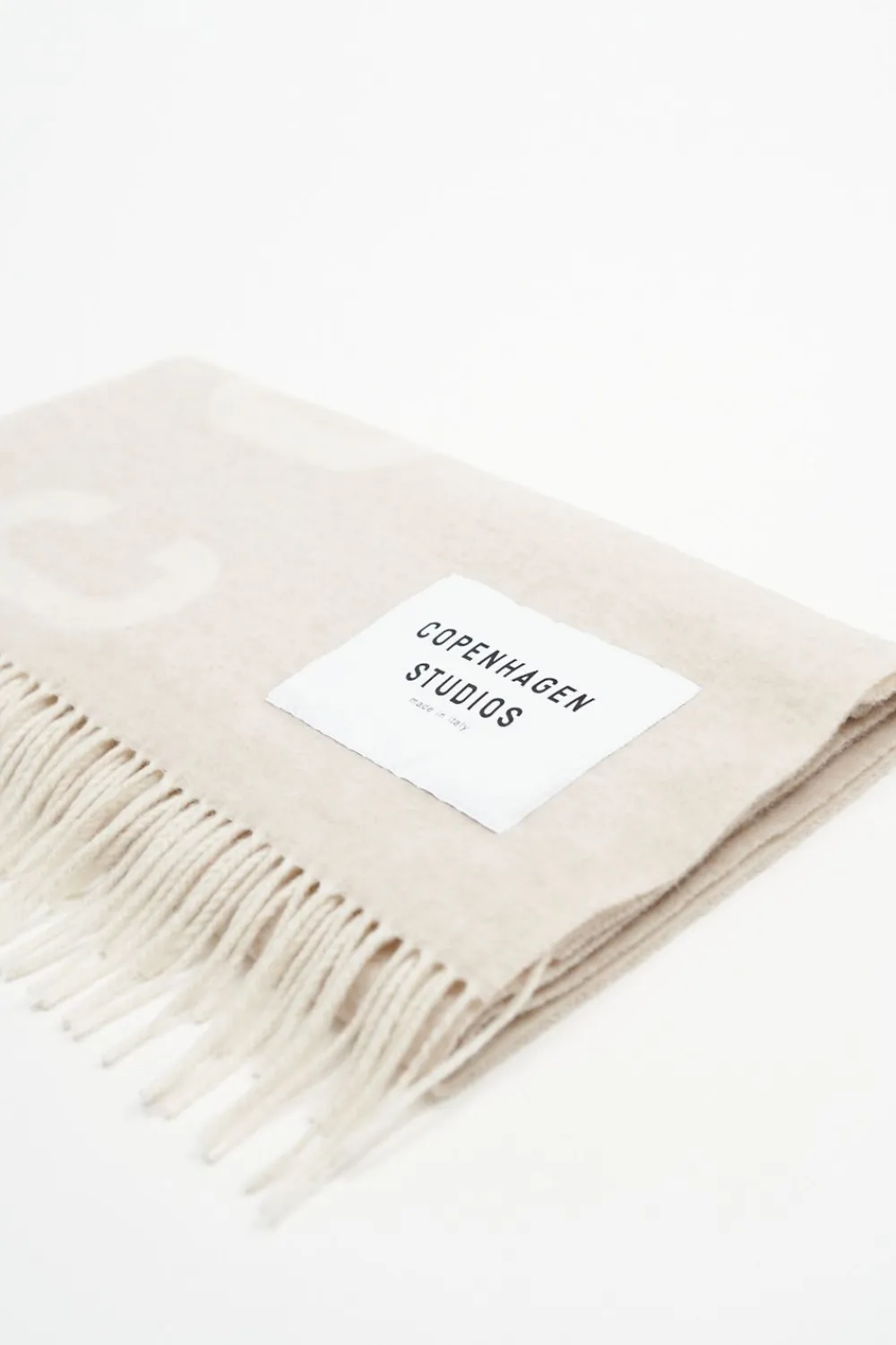 COPENHAGEN STUDIOS Schals-Cph Shawl 1 Wool Mix Beige