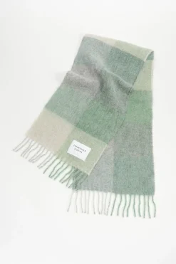 COPENHAGEN STUDIOS Schals-Cph Shawl 4 Wool Mix Jade Green