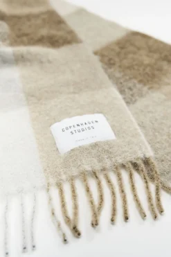 COPENHAGEN STUDIOS Schals-Cph Shawl 4 Wool Mix Beige