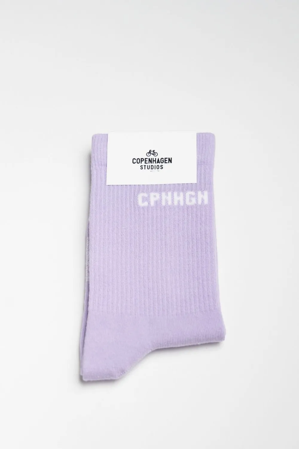 COPENHAGEN STUDIOS Socken-Cph Socks 1 Cotton Blend Lavender/White