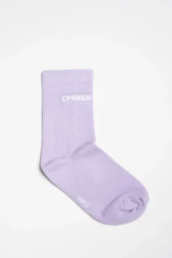 COPENHAGEN STUDIOS Socken-Cph Socks 1 Cotton Blend Lavender/White