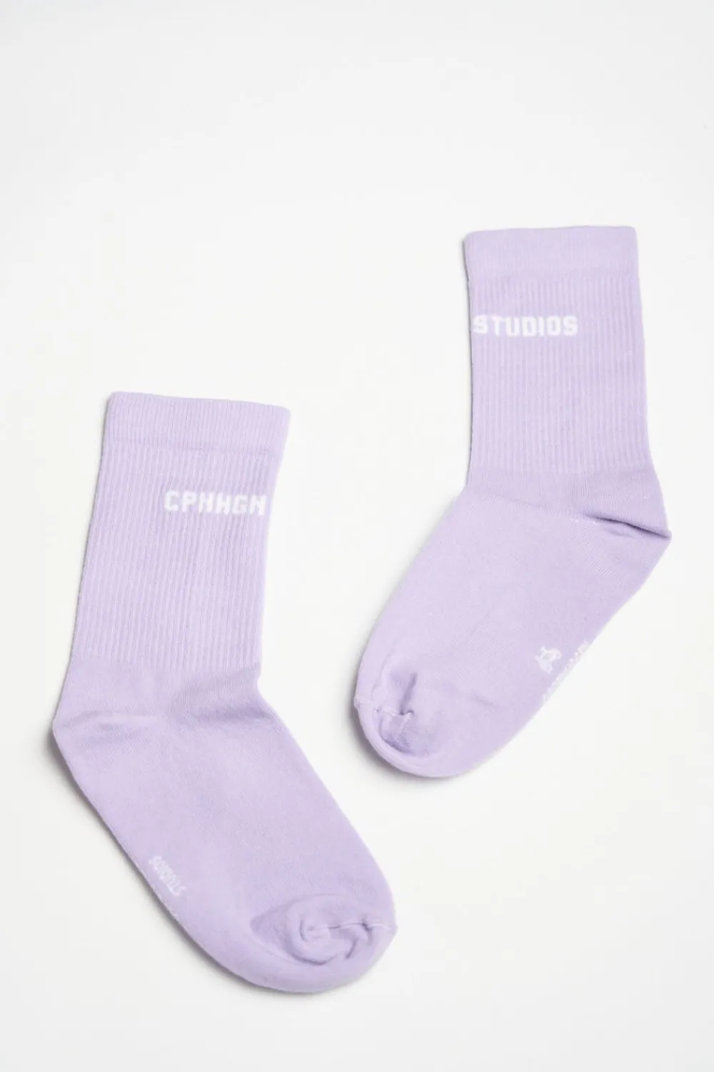 COPENHAGEN STUDIOS Socken-Cph Socks 1 Cotton Blend Lavender/White