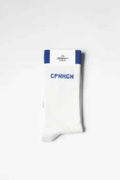 COPENHAGEN STUDIOS Socken-Cph Socks 2 Cotton Blend Gebrochenes Weis/Blau
