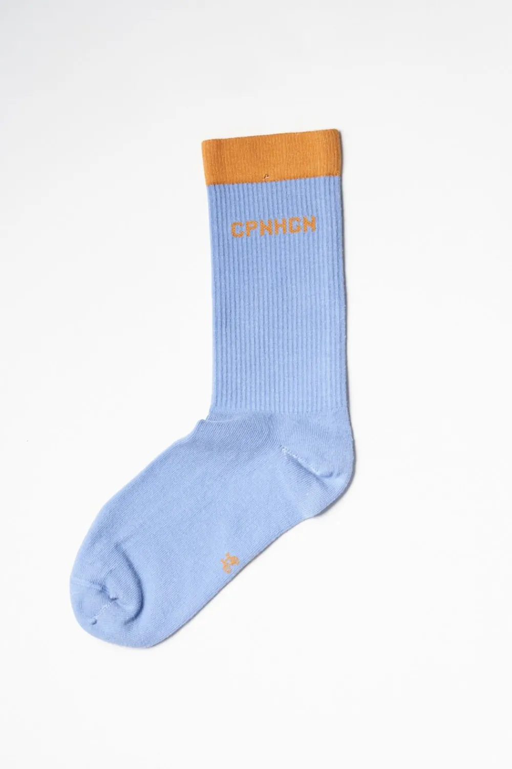 COPENHAGEN STUDIOS Socken-Cph Socks 2 Cotton Blend Hellblau/Orange