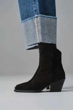 COPENHAGEN STUDIOS Westernstiefel-Cph238 Suede Schwarz