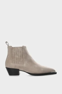 COPENHAGEN STUDIOS Westernstiefel-Cph244 Suede Leichter Stein