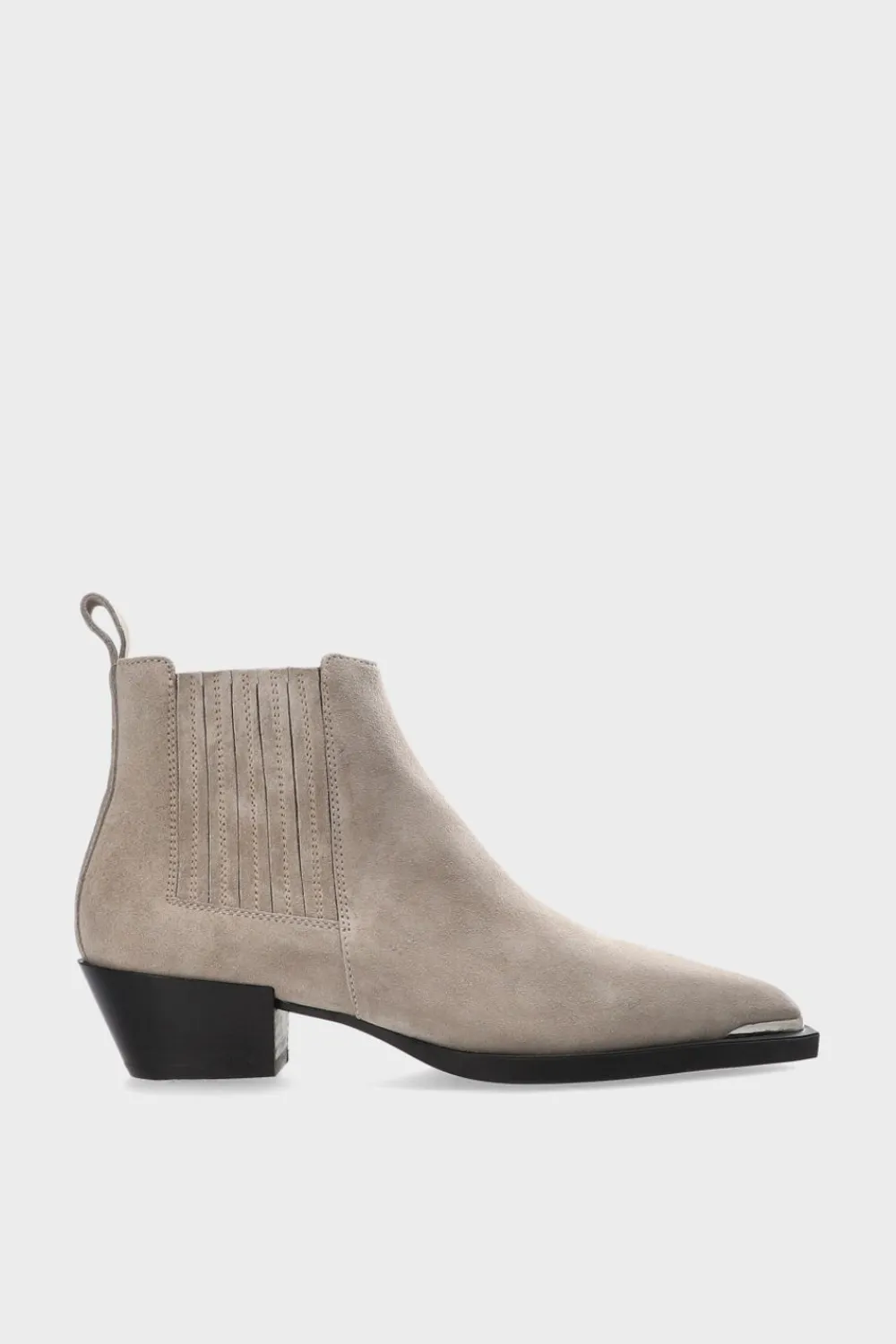 COPENHAGEN STUDIOS Westernstiefel-Cph244 Suede Leichter Stein