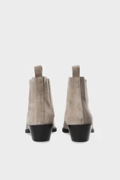 COPENHAGEN STUDIOS Westernstiefel-Cph244 Suede Leichter Stein