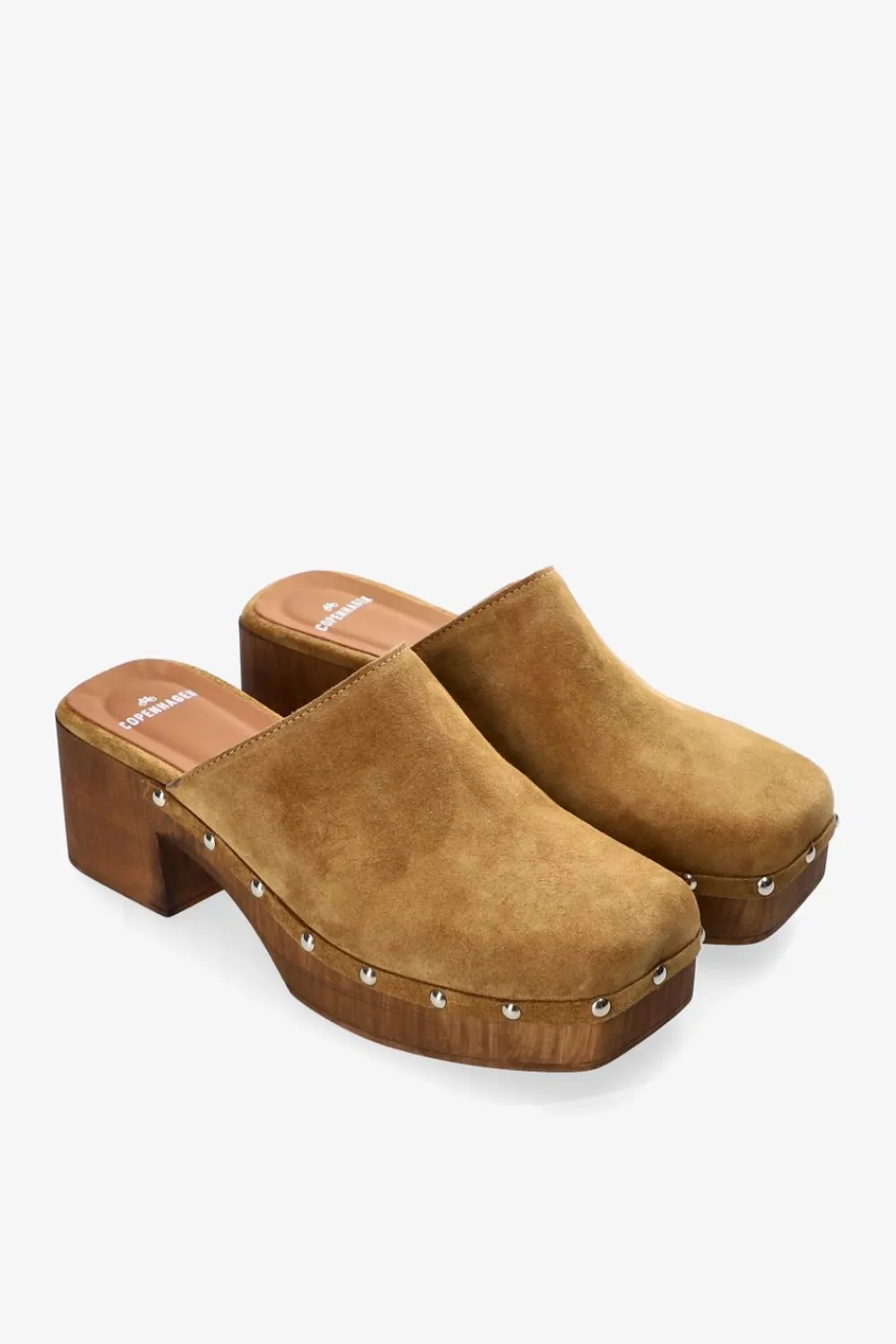 COPENHAGEN STUDIOS Pantoletten-Cph793 Suede Honig