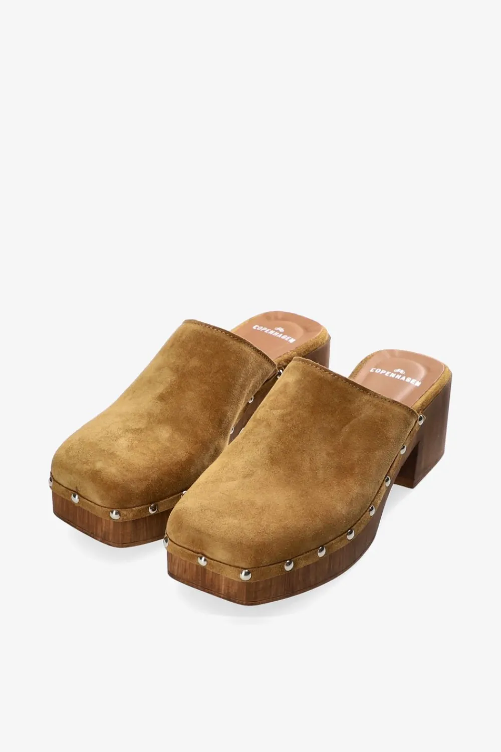 COPENHAGEN STUDIOS Pantoletten-Cph793 Suede Honig