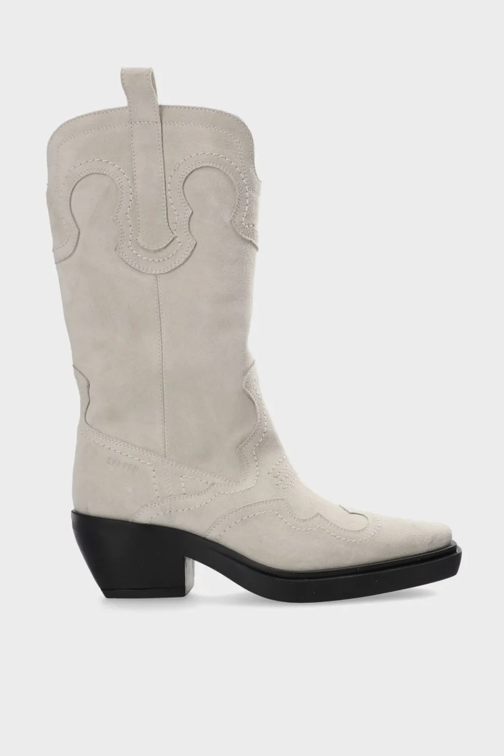 COPENHAGEN STUDIOS Westernstiefel-Cph233 Suede Cremefarben