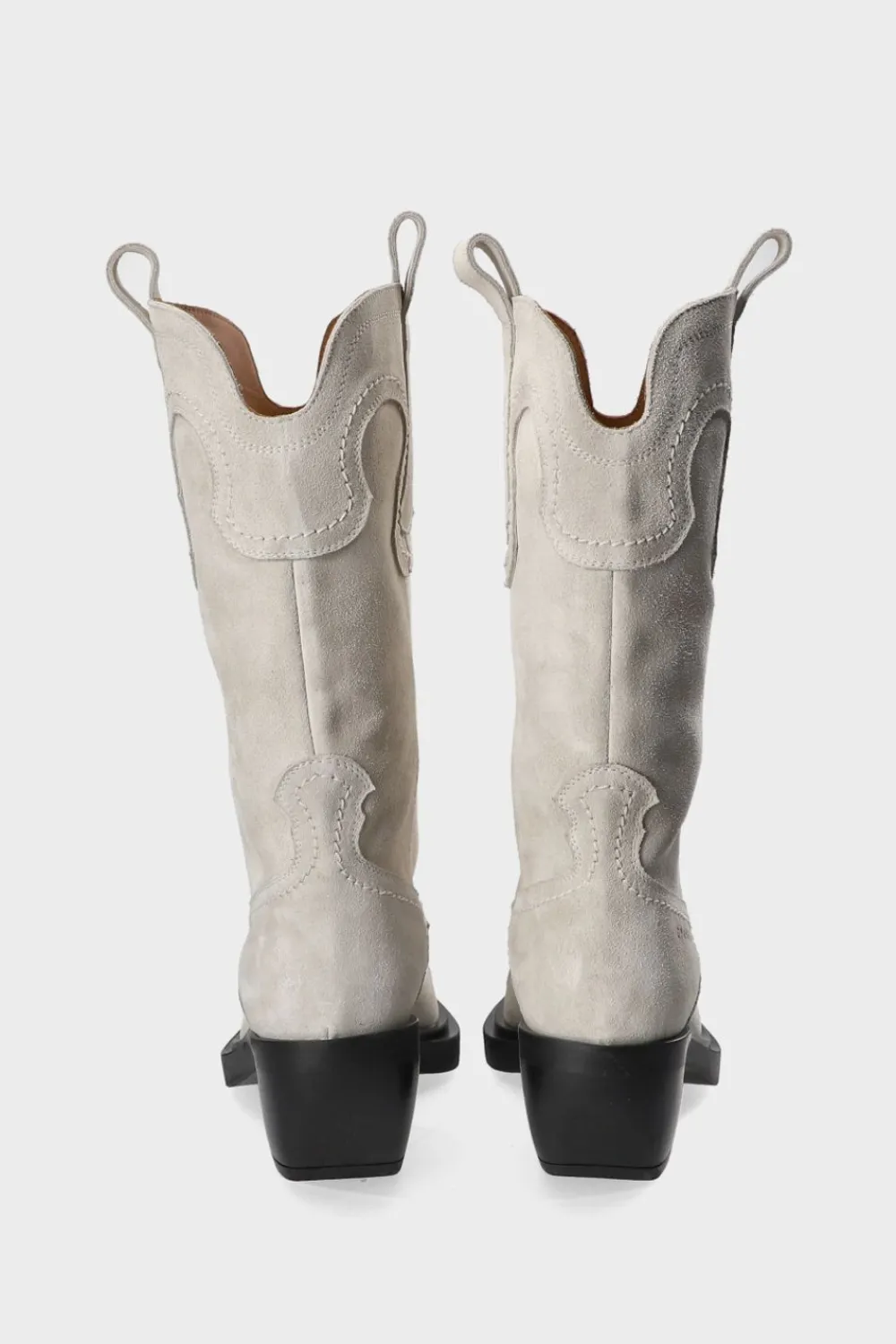 COPENHAGEN STUDIOS Westernstiefel-Cph233 Suede Cremefarben