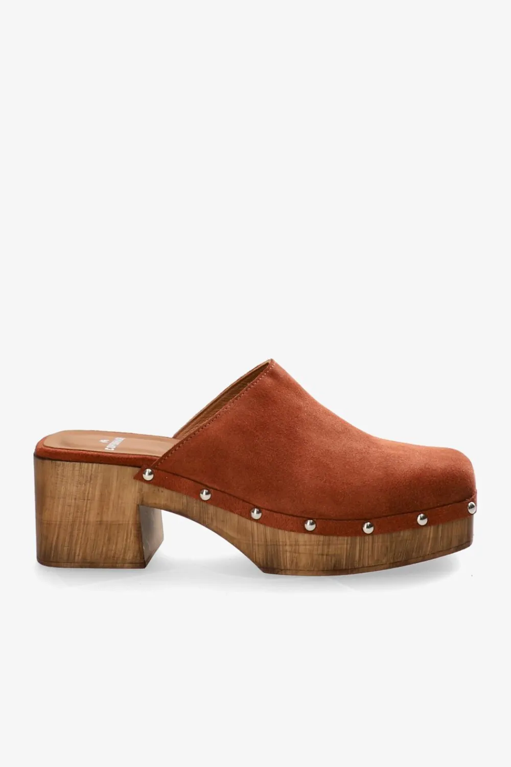 COPENHAGEN STUDIOS Pantoletten-Cph793 Suede Kamel