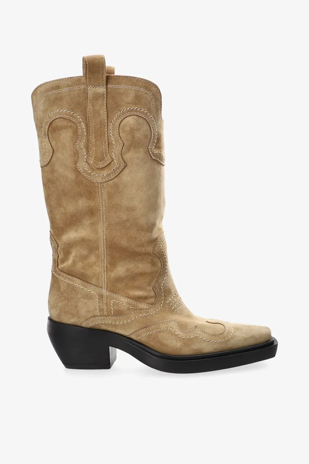 COPENHAGEN STUDIOS Westernstiefel-Cph233 Suede Sand